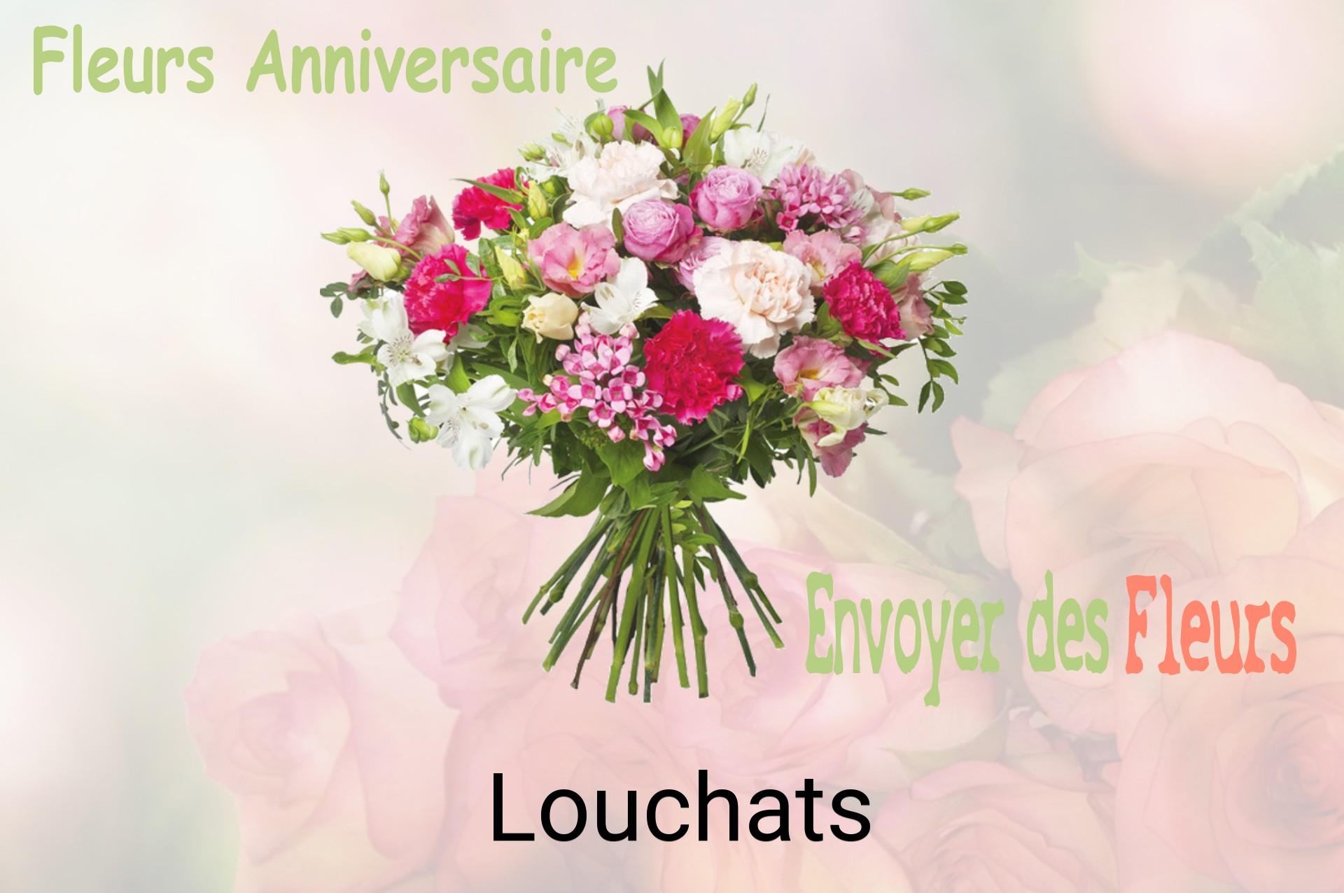 Bouquet de fleurs d’anniversaire livré à Louchats