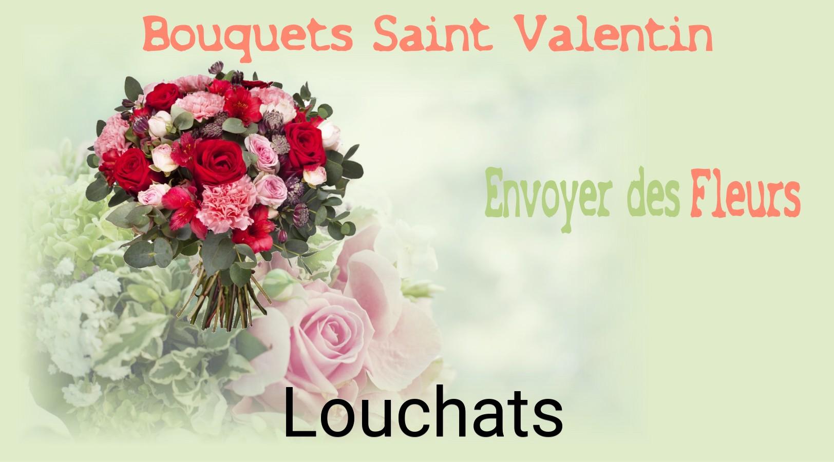 Roses de Saint-Valentin livrées à Louchats